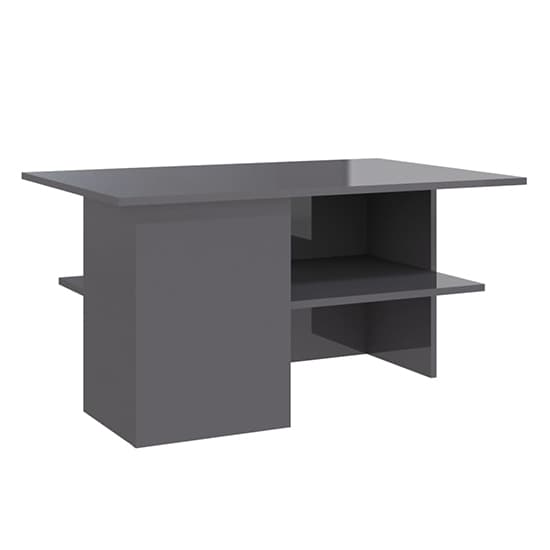 Jalie High Gloss Coffee Table With Undershelf In Grey_3
