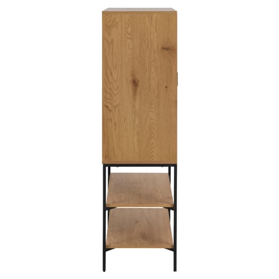 Japar Wooden Storage Cabinet With 2 Doors In Matt Wild Oak_6