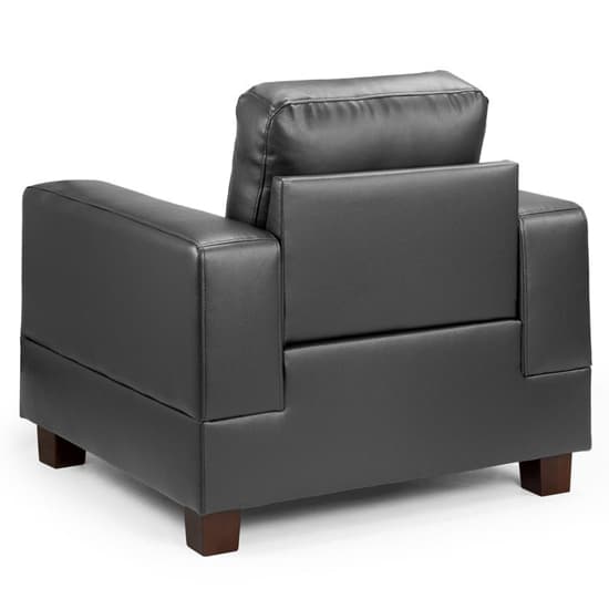 Jared Faux Leather Armchair In Black_2