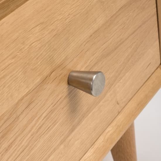 Javion Wooden Bedside Cabinet With 1 Drawer In Natural Oak_4