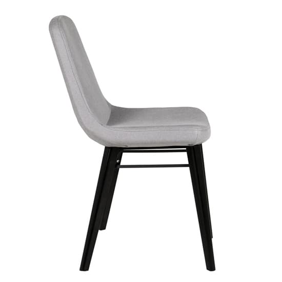 Jecca Fabric Dining Chair With Black Legs In Grey_3