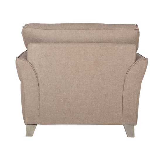 Jekyll Fabric 1 Seater Sofa In Biscuit With Cushions_3