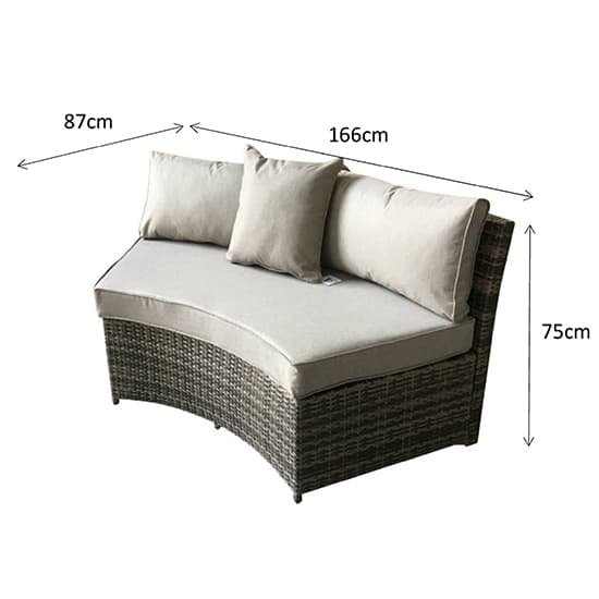 Jeren Wicker Weave Half Moon Sofa Set In Mixed Grey_4
