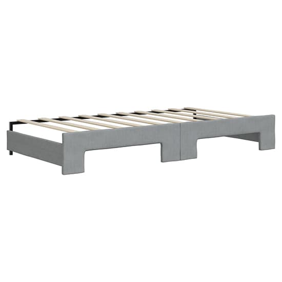 Jersey Fabric Daybed With Guest Bed In Light Grey_5