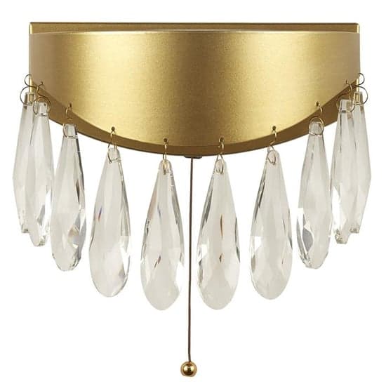 Jewel LED Crystal Wall Light In Gold_2