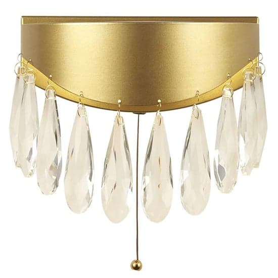 Jewel LED Crystal Wall Light In Gold_1