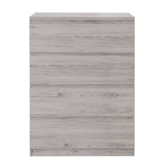 Jadiel Chest Of Drawers In Grey Oak With 4 Drawers Furniture in Fashion