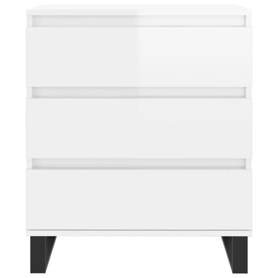 Kacia High Gloss Chest Of 3 Drawers In White_3