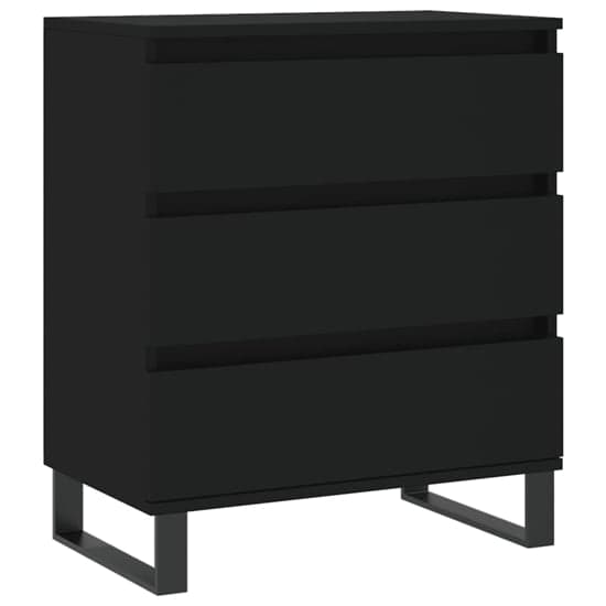 Kacia Wooden Chest Of 3 Drawers In Black_2
