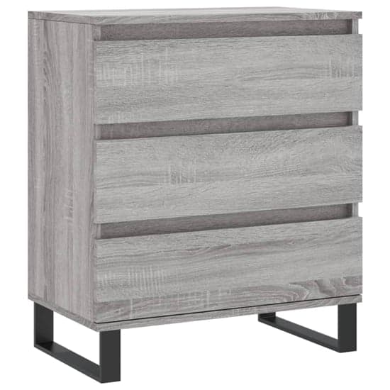 Kacia Wooden Chest Of 3 Drawers In Grey Sonoma Oak_2