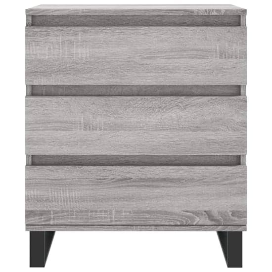 Kacia Wooden Chest Of 3 Drawers In Grey Sonoma Oak_3