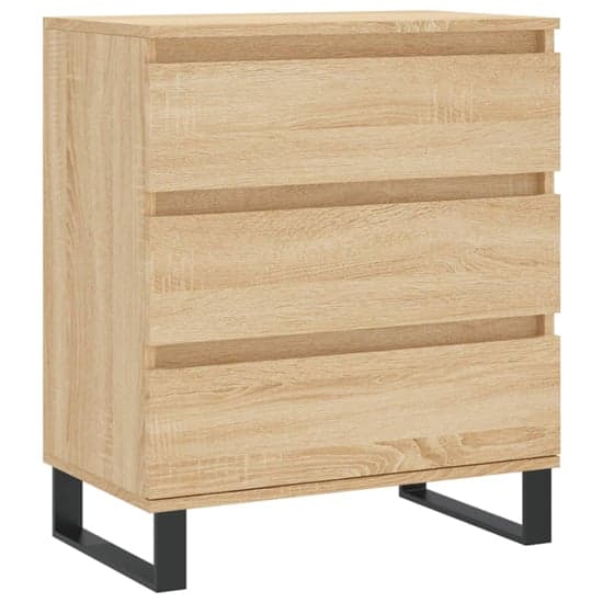 Kacia Wooden Chest Of 3 Drawers In Sonoma Oak_2