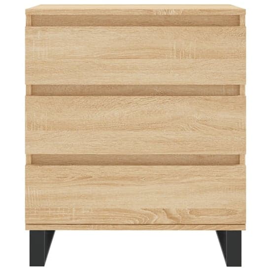 Kacia Wooden Chest Of 3 Drawers In Sonoma Oak_3