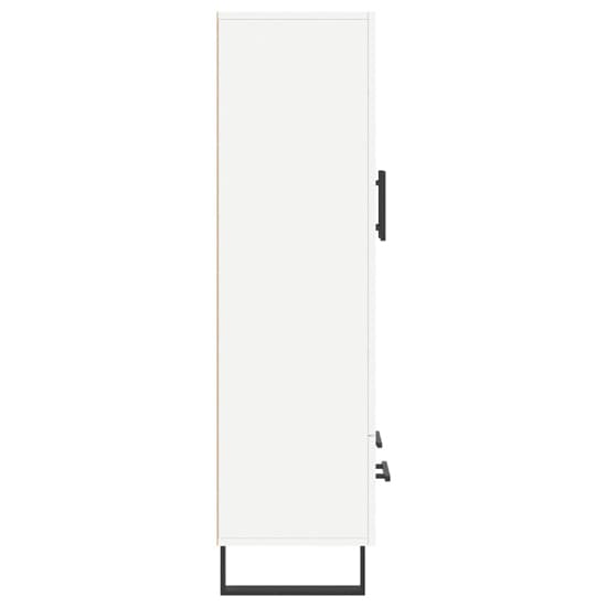 Kacia Wooden Highboard With 2 Doors 1 Drawers In White_5