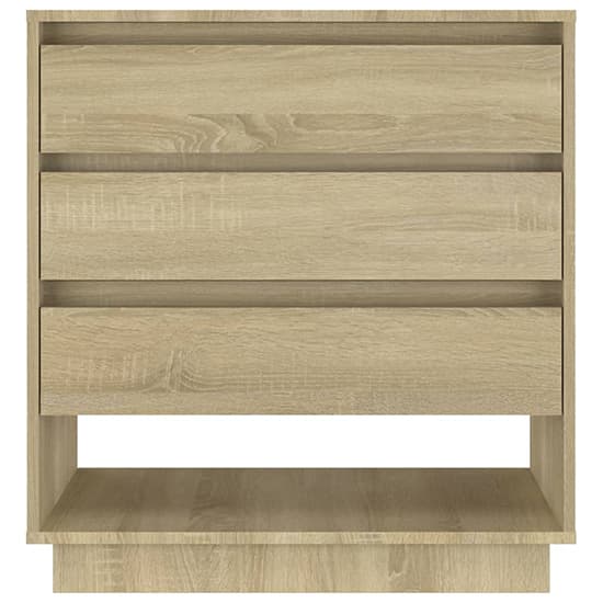 Kaelin Wooden Chest Of 3 Drawers In Sonoma Oak_3