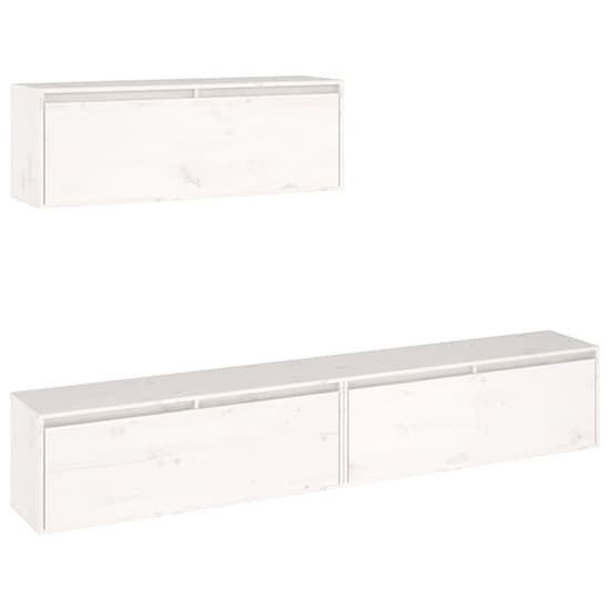 Kahoni Solid Pinewood Entertainment Unit In White_3