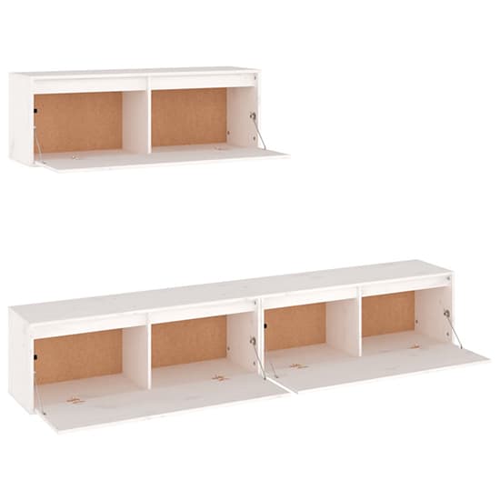 Kahoni Solid Pinewood Entertainment Unit In White_4