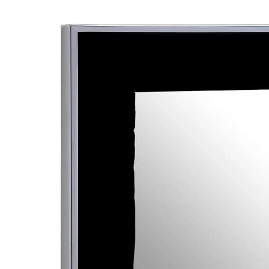 Kaia Wall Mirror Rectangular With Black Wooden Frame_3