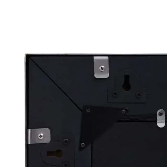 Kaia Wall Mirror Rectangular With Black Wooden Frame_5