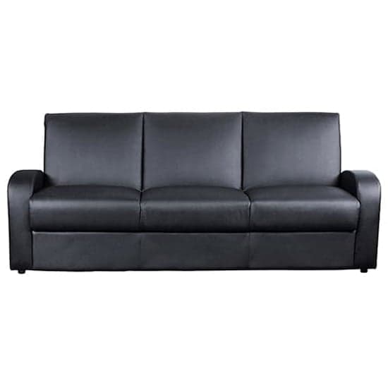 Kailey PU Leather Sofa Bed In Black_1