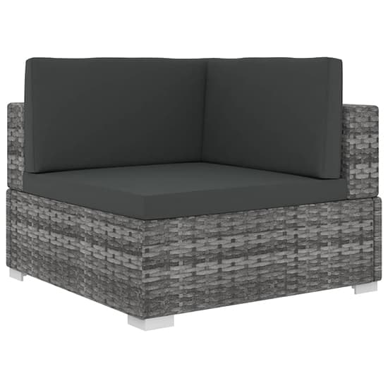 Kaldi Rattan 6 Piece Garden Lounge Set With Cushions In Grey_4