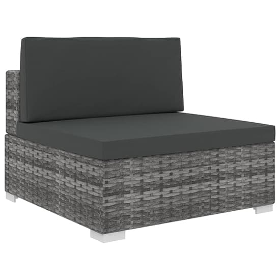 Kaldi Rattan 6 Piece Garden Lounge Set With Cushions In Grey_5