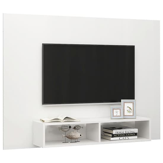 Kalona High Gloss Wall Hung Entertainment Unit In White_3