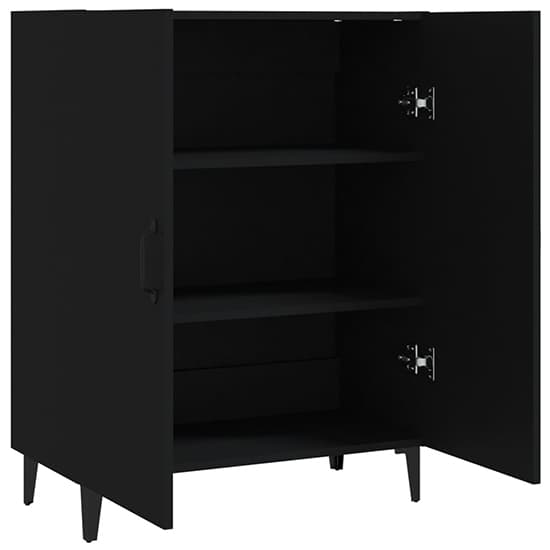 Kaniel Wooden Sideboard With 2 Doors In Black_5