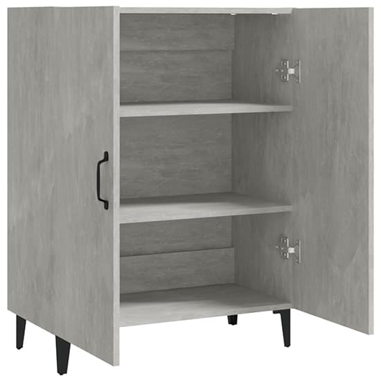 Kaniel Wooden Sideboard With 2 Doors In Concrete Effect_5