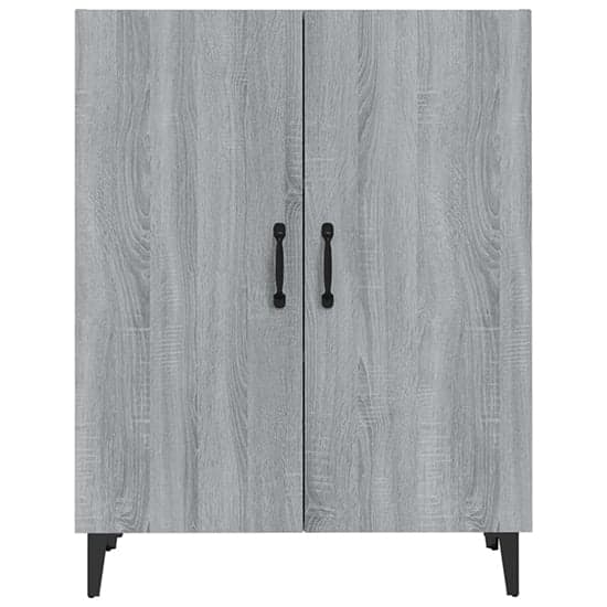 Kaniel Wooden Sideboard With 2 Doors In Grey Sonoma Oak_4