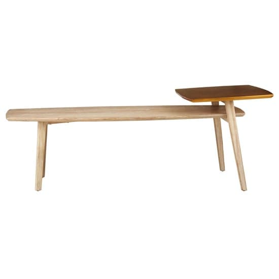 Karot Wooden Coffee Table In Gold And Light Grey_2