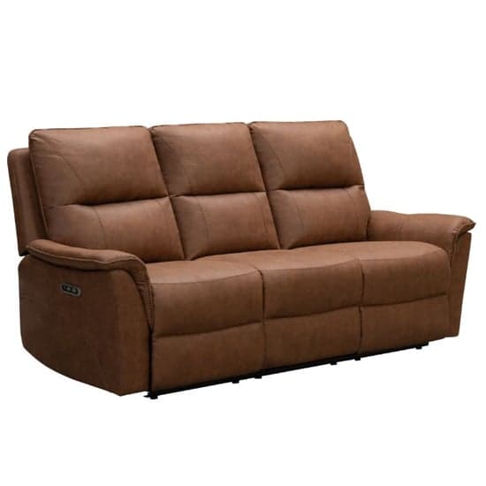 Kasen Fabric 3 Seater Sofa In Tan_1