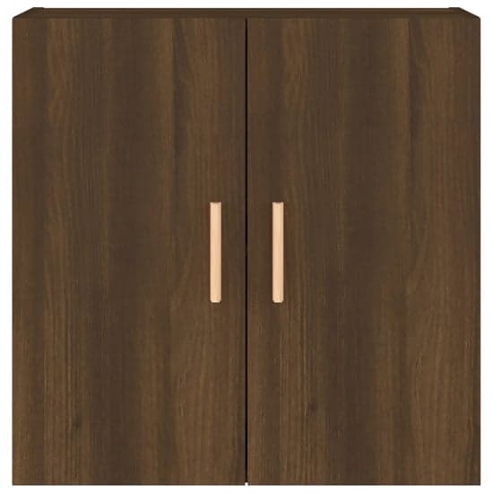 Kason Wooden Wall Storage Cabinet With 2 Doors In Brown Oak_4