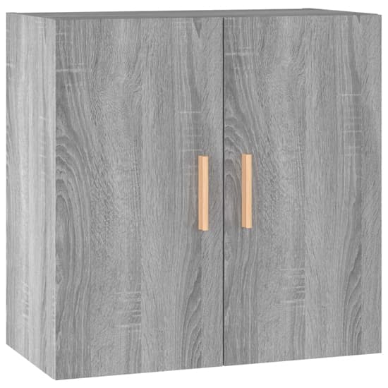 Kason Wooden Wall Storage Cabinet With 2 Doors In Grey Sonoma Oak_3