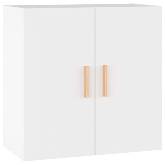 Kason Wooden Wall Storage Cabinet With 2 Doors In White_3