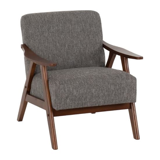 Kassel Fabric Accent Chair In Grey_2