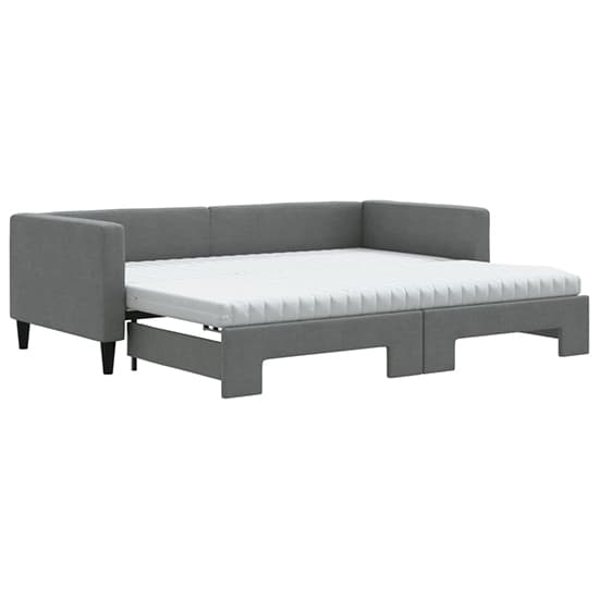 Kavala Fabric Daybed With Guest Bed And Mattress In Dark Grey_2