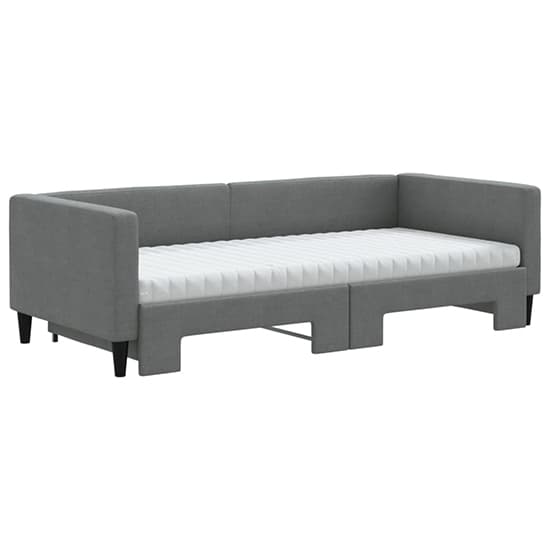 Kavala Fabric Daybed With Guest Bed And Mattress In Dark Grey_3