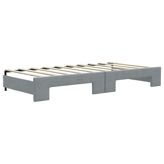 Kavala Fabric Daybed With Guest Bed And Mattress In Light Grey_5