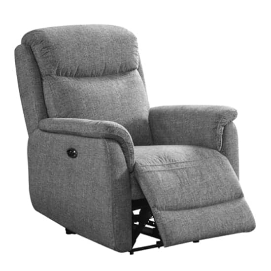 Kavon Fabric Twin Motor Lift 1 Seater Sofa In Grey_2