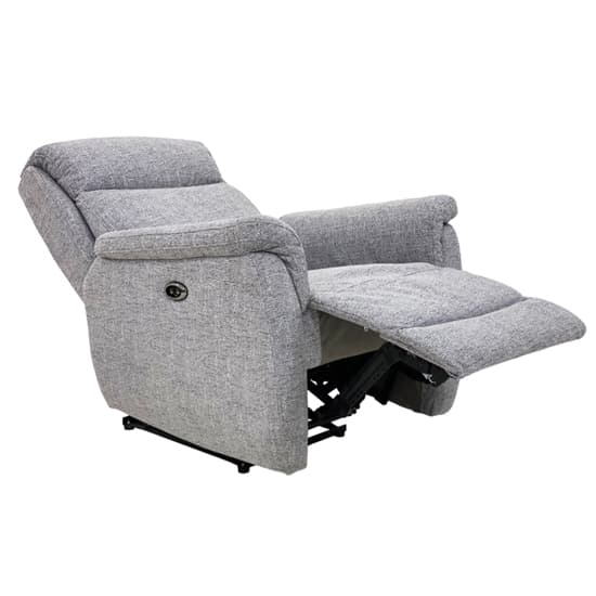 Kavon Fabric Twin Motor Lift 1 Seater Sofa In Grey_4
