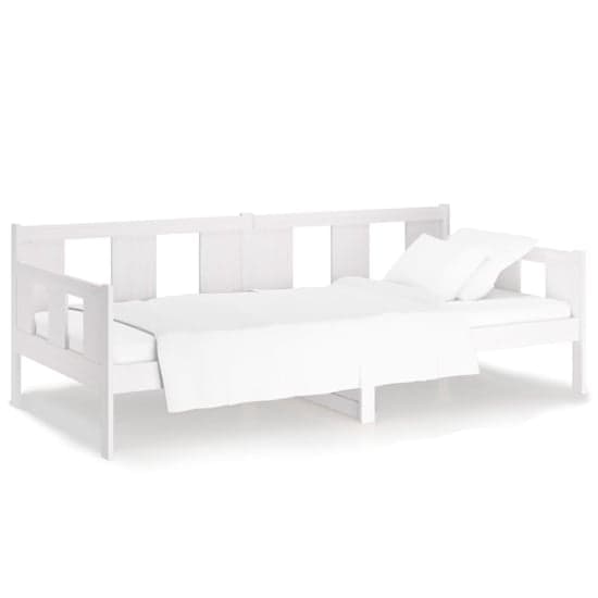 Kayin Pine Wood Single Day Bed In White_2