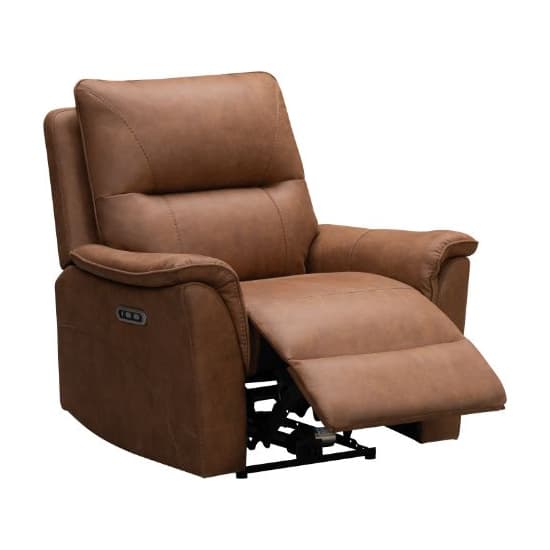 Keller Clean Fabric Manual Recliner Chair In Tan_3