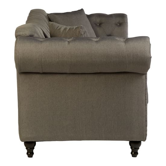 Kelly Upholstered Fabric 3 Seater Sofa In Grey_3