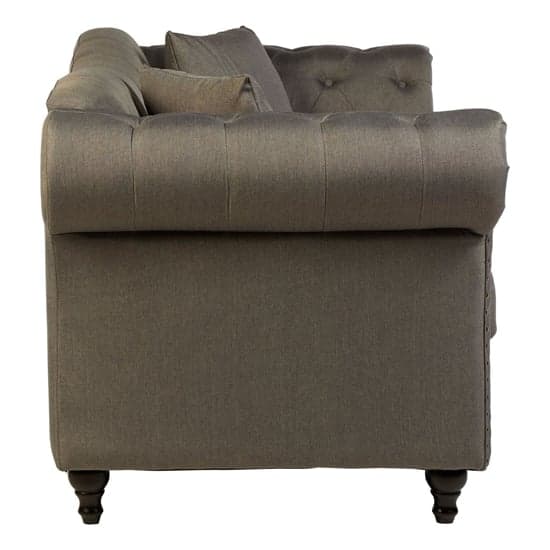 Kelly Upholstered Fabric 2 Seater Sofa In Grey_3