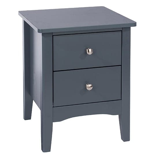 Kamuy Wooden 2 Drawers Petite Bedside Cabinet In Midnight Blue_1