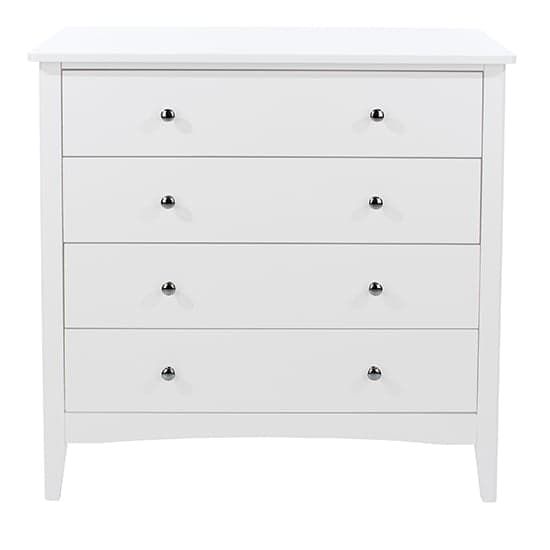 Kamuy Wooden Chest Of 4 Drawers In White_1
