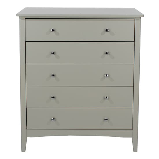 Kamuy Wooden Chest Of 5 Drawers In Grey_3