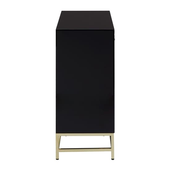 Kensick Wooden Sideboard With 2 Doors And 1 Drawer In Black_4