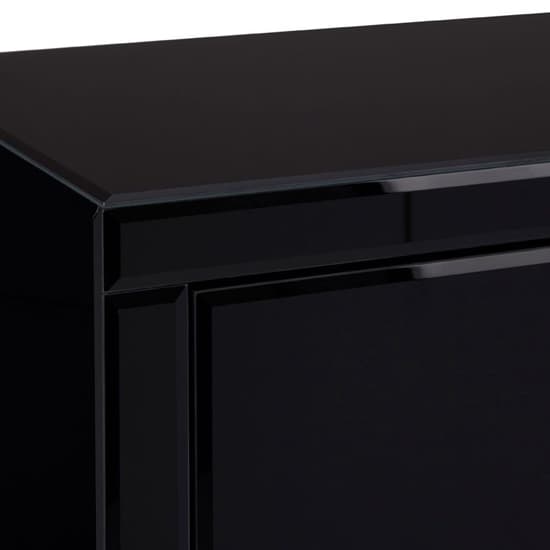 Kensick Wooden Sideboard With 2 Doors And 1 Drawer In Black_7